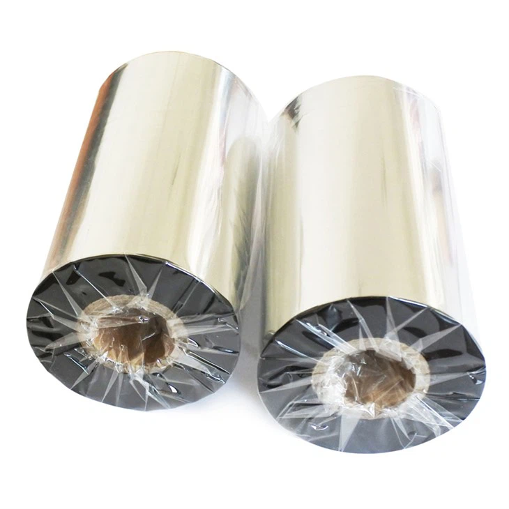 골든 실버 컬러 R/B/G/W TTO 근처 가장자리 왁스/수지 리본 연속 열 전송 오버 프린터