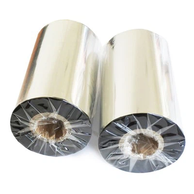 골든 실버 컬러 R/B/G/W TTO 근처 가장자리 왁스/수지 리본 연속 열 전송 오버 프린터